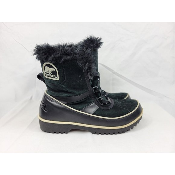 Sorel Shoes - Sorel Tivoli II Leather Winter Ankle Boots Womens Size 6.5 Black NL2089-010